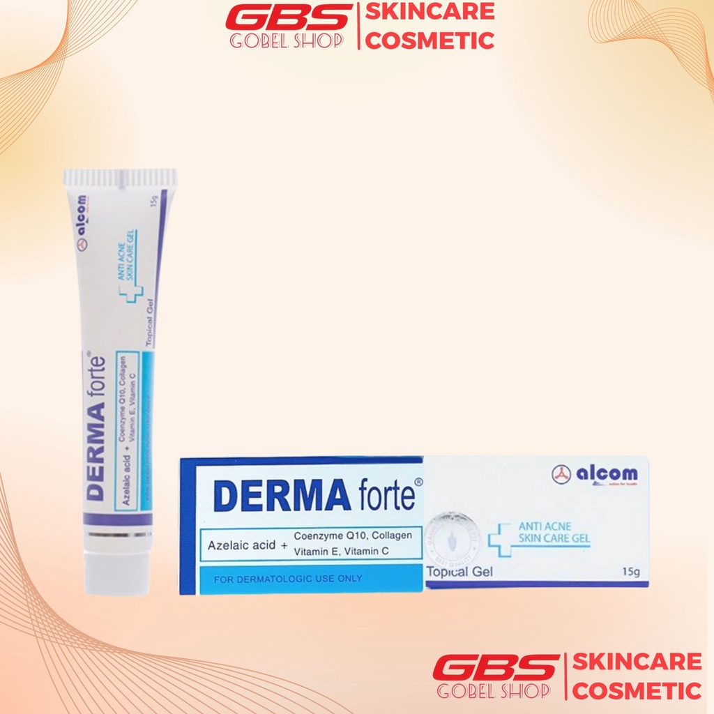 Derma Forte Gel 15g - Ngừa Mụn Thâm,Trứng Cá, Ẩn, Đầu Đen