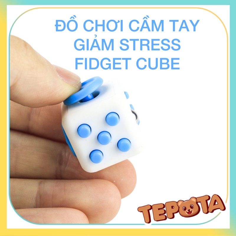 Đồ Chơi Cầm Tay Giảm Stress Fidget Cube Khối Vuông Kì Diệu Giúp Tập Trung Công Việc FC01