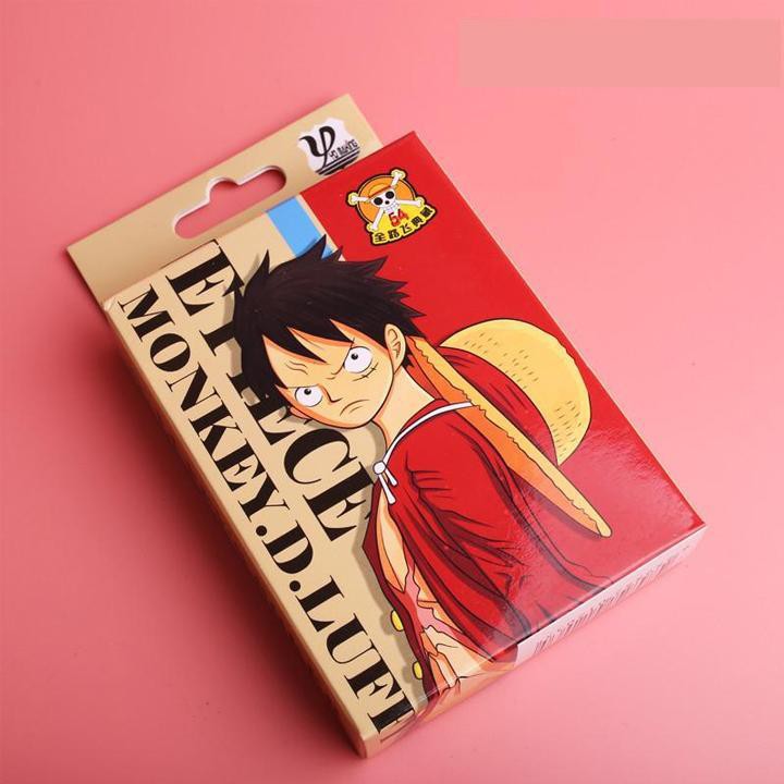 Bộ bài tú lơ khơ one piece wanted luffy 54 ảnh khác nhau in hình anime - ảnh sản phẩm 3