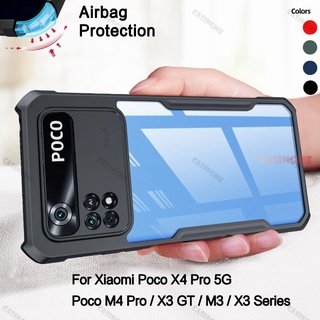 Ốp Điện Thoại Trong Suốt Chống Sốc Siêu Mỏng Cho Xiaomi POCO X4 Pro 5G M4 Pro X3 GT NFC Pro M3 F3 X2 M2 4G 5G