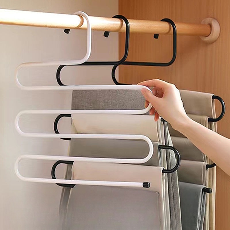 Móc Inox Treo Quần Nhiều Tầng Đa Năng Màu Sắc Ngẫu Nhiên