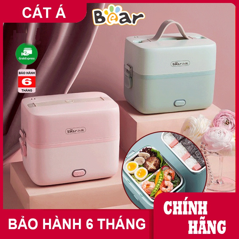 Hộp Cơm Cắm Điện, Hâm Nóng Giữ Nhiệt Chính Hãng BEAR DFH-B13E5- Dung Tích 1.3L, làm nóng nhanh, giữ nhiệt tốt