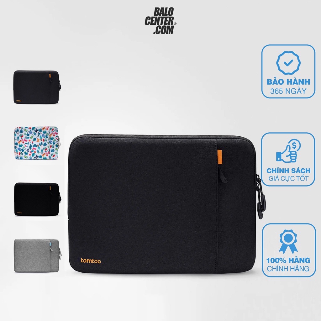Túi Chống Sốc Macbook 15, 16inch 360° PROTECTIVE Nhập Khẩu Chính Hãng Thương Hiệu Tomtoc từ Mỹ - Balocenter