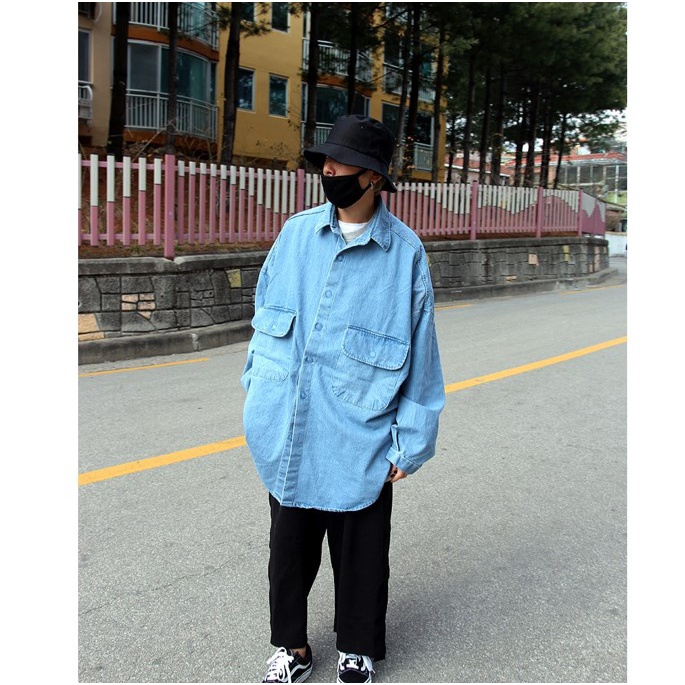 CHÍNH HÃNG ÁO DENIM ULTRA OVERFIT JUNGKOOK BTS