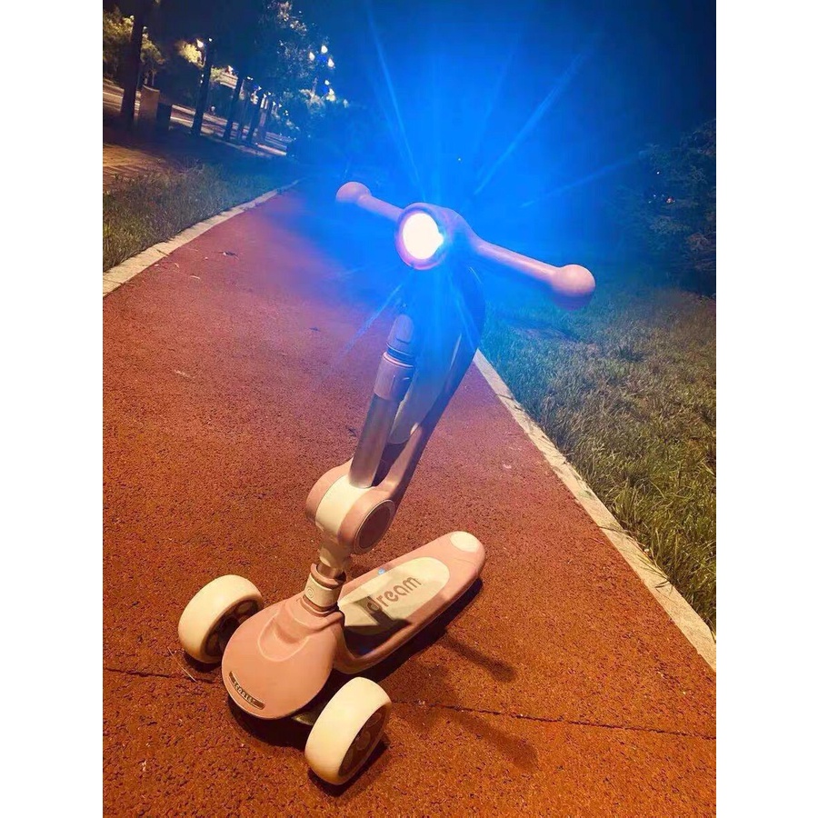Xe trượt Scooter cho bé Dream - tải trọng 80kg , đèn ,nhạc,bánh phát sáng