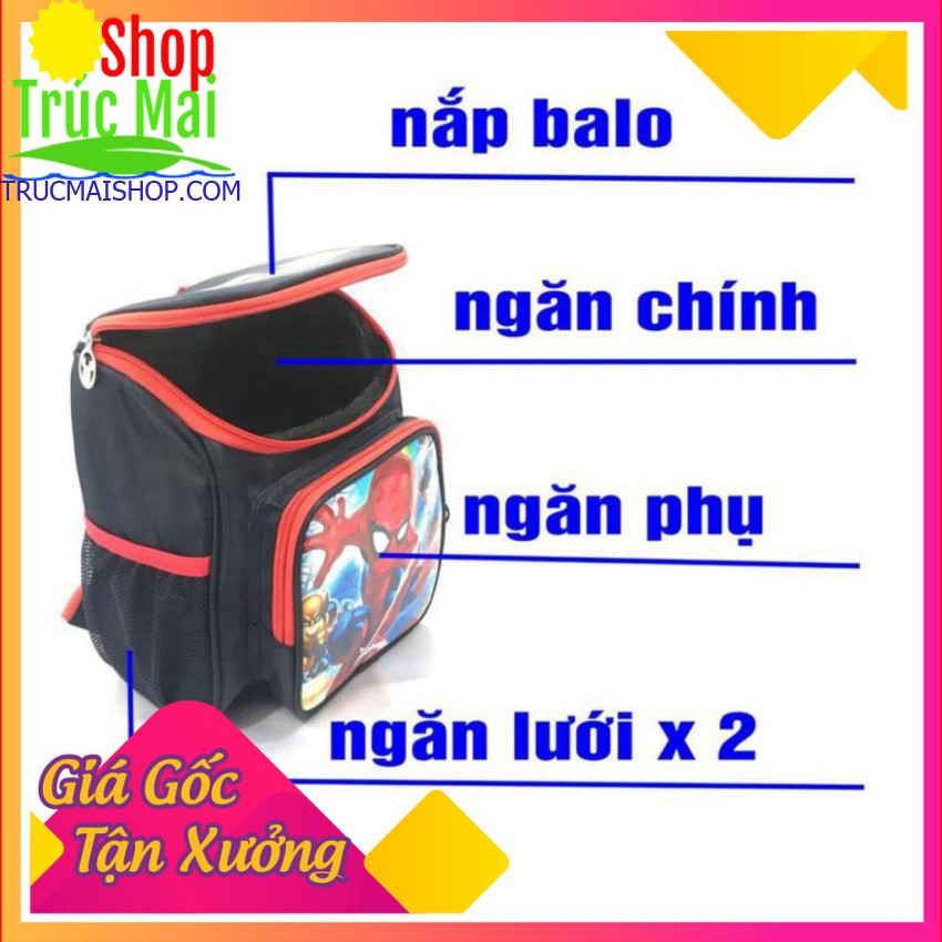 Balo Cho Bé Mầm Non ĐI Nhà Trẻ Nhiều Hình Dễ Thương