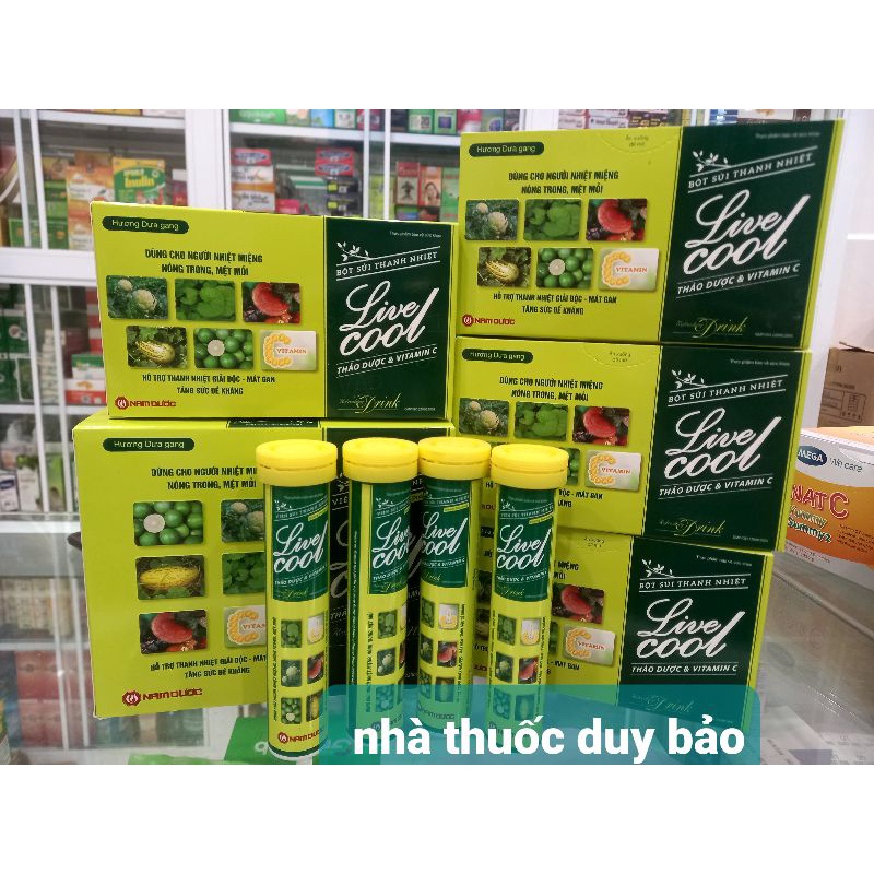 SỦI LIVE COOL - THANH NHIỆT CƠ THỂ ( DẠNG GÓI PHA, VIÊN SỦI)