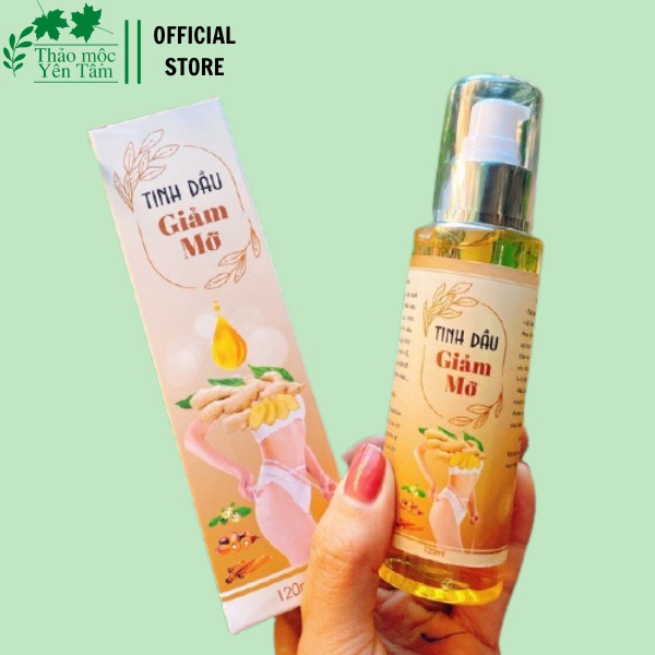 Tinh Dầu Giảm Mỡ, Từ Thiên Nhiên, An Toàn, Hiệu Quả, 120ml