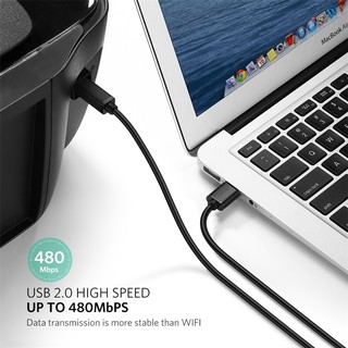 Cáp Máy In USB 2.0 Ugreen 20847 Cao Cấp Dài 2M