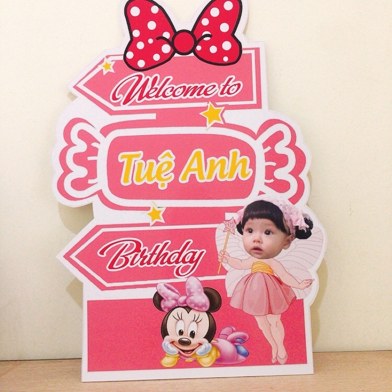 Cây welcome sinh nhật