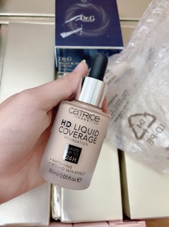 Kem nền Catrice HD Liquid Coverage Foundation tone 10