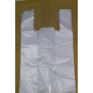 1kg túi hai quai trắng zin trơn/gai (túi xốp zin)