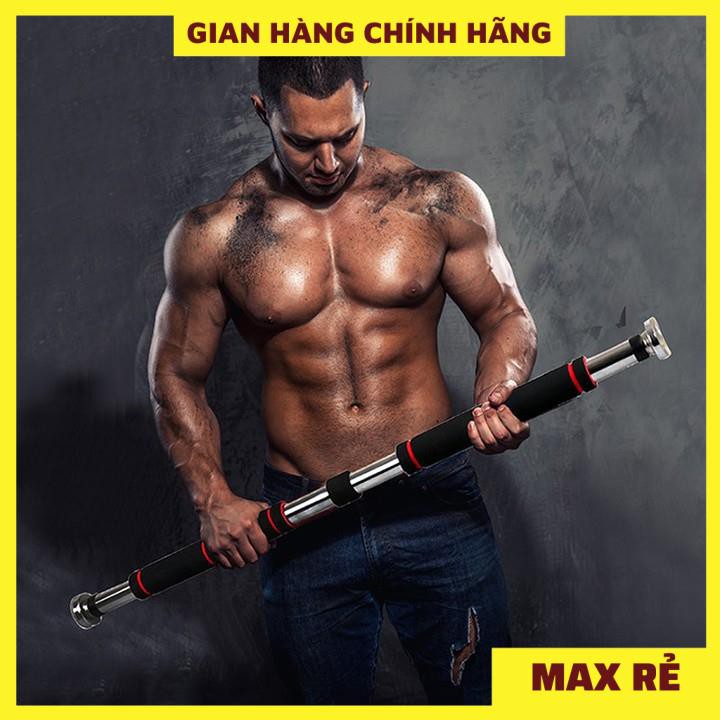 Thanh tập xà đơn treo tường gắn cửa nhiều cỡ từ 60-130cm kích thước có thể tùy chỉnh phù hợp tập gym tại nhà tăng cơ bắp