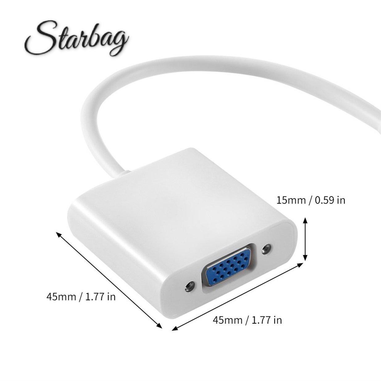 🌻🌻Cáp chuyển đổi cổng Mini DisplayPort sang VGA chuyên dụng cho Apple Macbook PC M-VGA