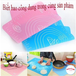 Tấm Lót Nặn Bột Làm Bánh Chịu Nhiệt Chống Dính Tốt Bằng Silicone - 00878