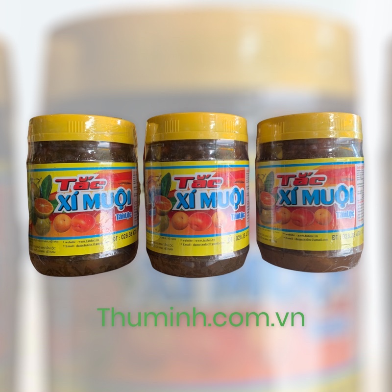 Tắc Xí Muội Tấn Lộc Hũ 900gr