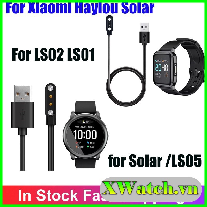 Dây Cáp Sạc Cho Đồng Hồ Thông Minh Xiaomi Haylou Solar LS05 / Haylou LS02 / LS01