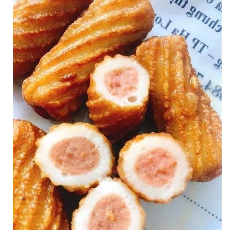 500gr Chả Mực Xoắn Ống - phù hợp bỏ lẩu, xiên que, chiên... (giao hỏa tốc TpHCM)