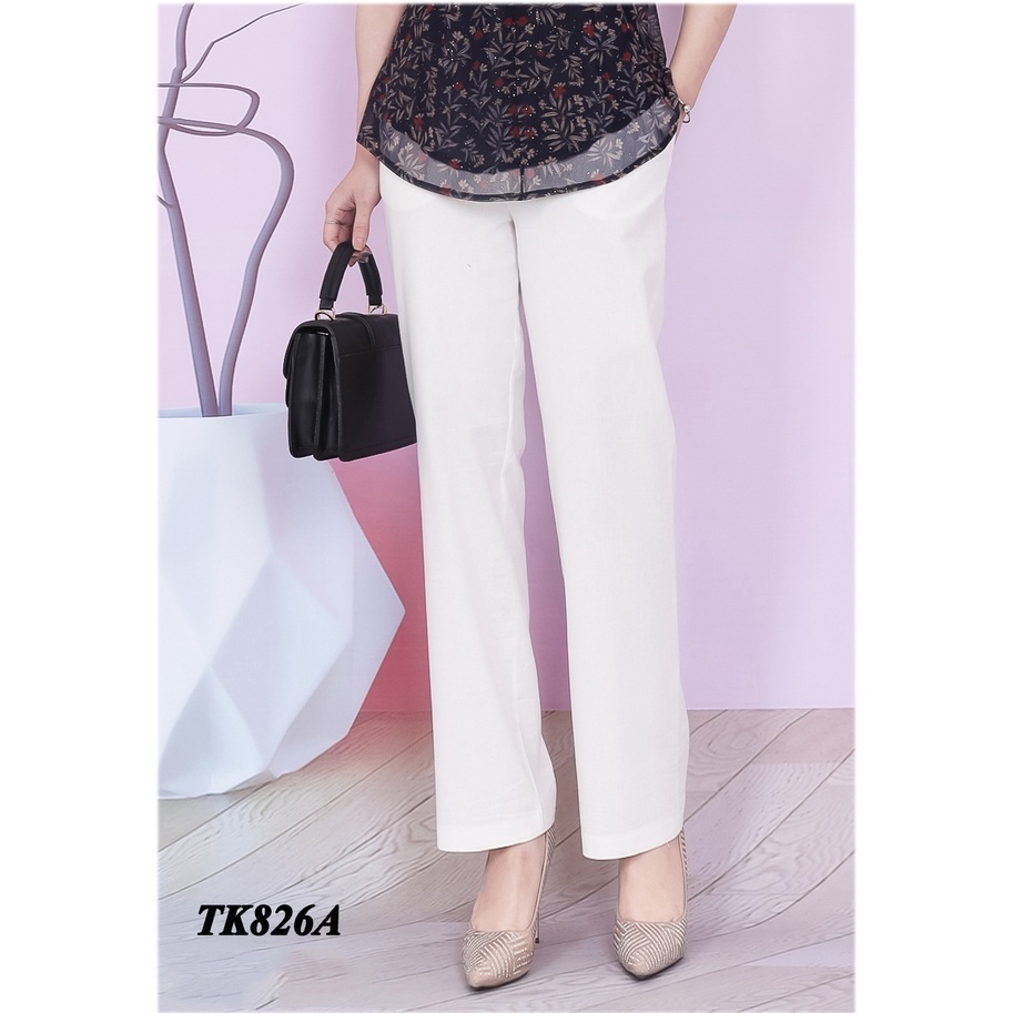 Quần Đũi Trắng Ống Đứng Ladyshop thời trang trung niên cao cấp TK826
