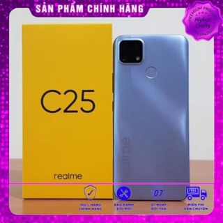 [so hot] [HOT] Điện thoại Realme C25 (4 128GB) Pin khủng 6000mAh fullbox nguyên seal bh 12 tháng Lan Y m thumbnail