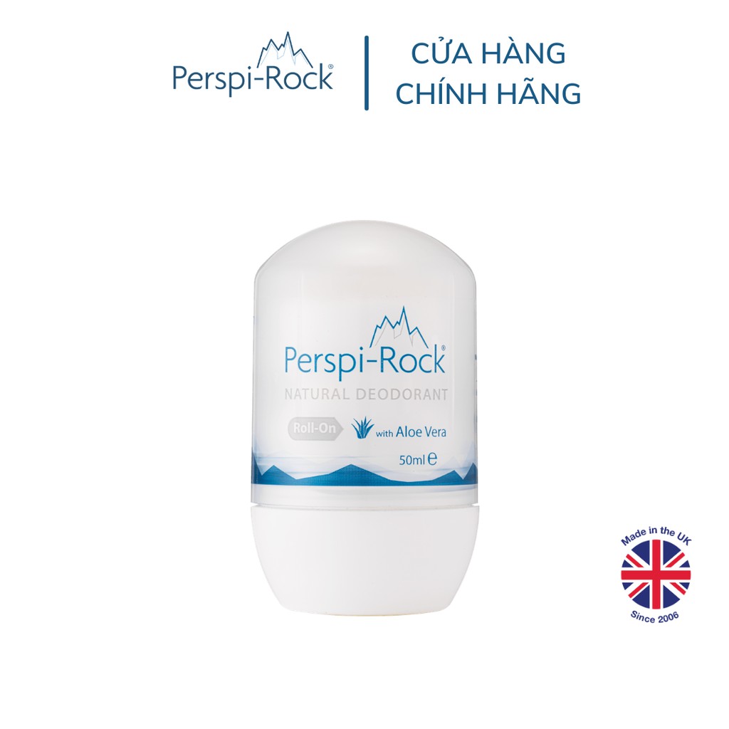 Lăn khử mùi tự nhiên thuần chay Perspi-Rock 50ml