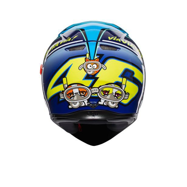 Nón bảo hiểm AGV K3 SV ASIA FIT ROSSI MISANO 2015