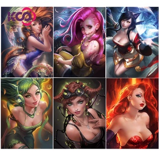  Bộ Tranh Đính Đá Họa Tiết Hoạt Hình Cô Gái Anime Độc Đáo Dùng Trang Trí 