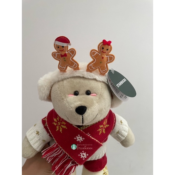 Gấu Bông Starbucks Bearista Xmas 2021