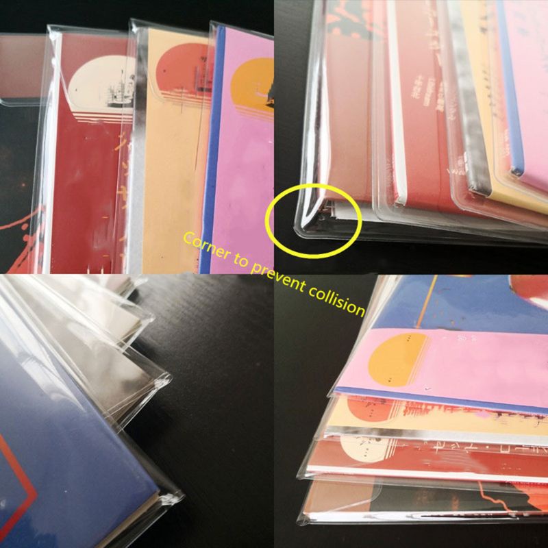 Set 5 túi đựng bảo vệ đĩa than bằng PVC dày 12&quot;