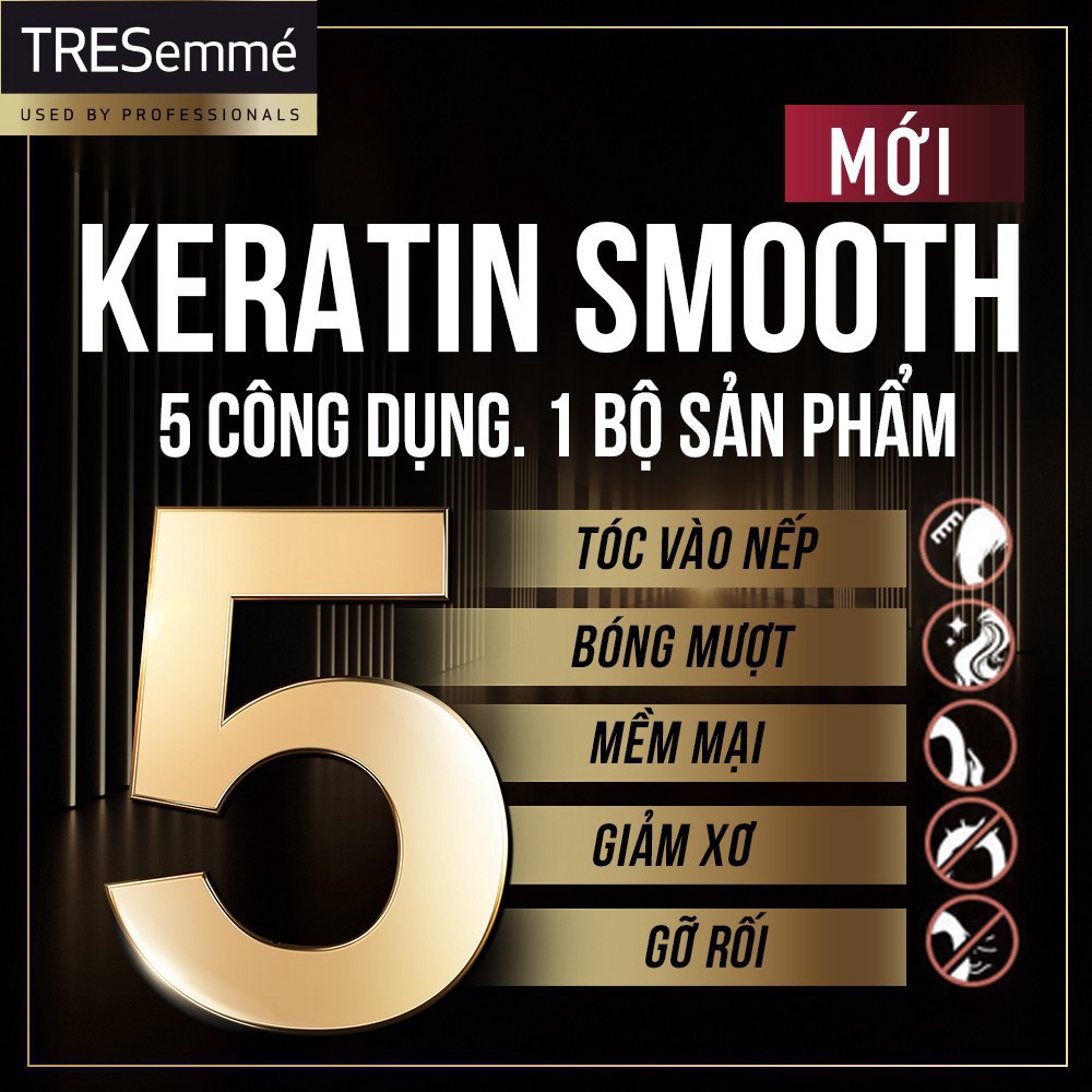 [G02] Xịt bảo vệ tóc khỏi nhiệt TRESemme Keratin Smooth 236ml S008