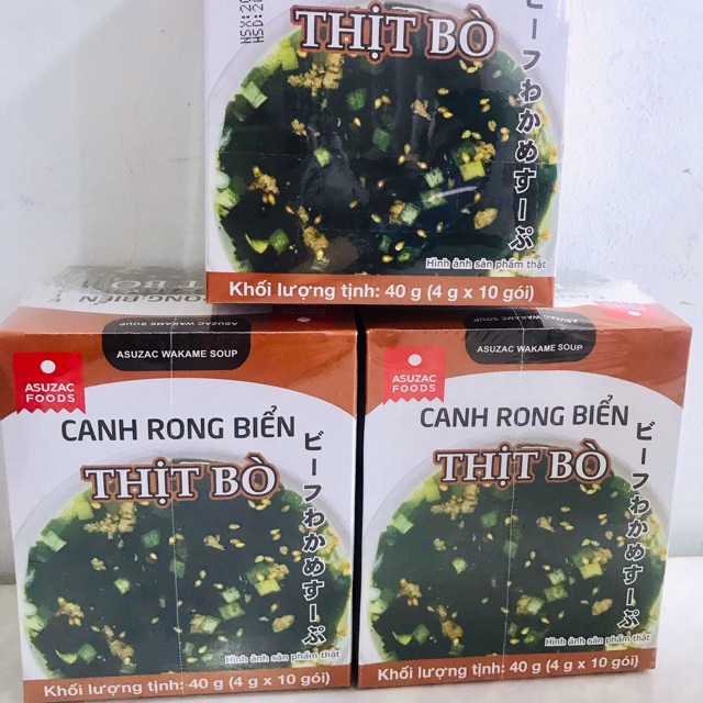 ASUZAC CANH RONG BIỂN VỊ THỊT BÒ