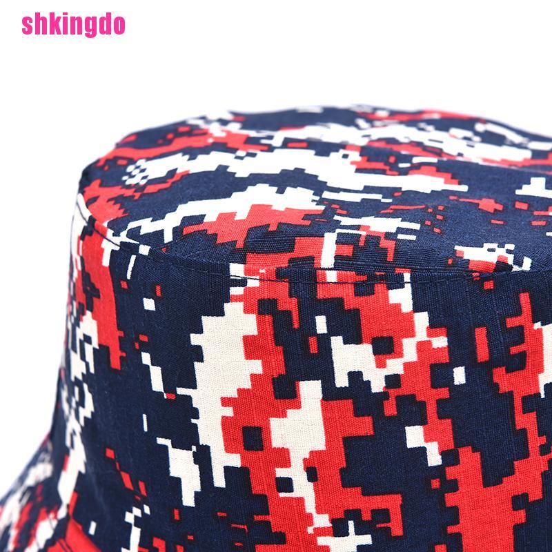 Nón bucket họa tiết rằn ri thời trang đi biển cho nam và nữ