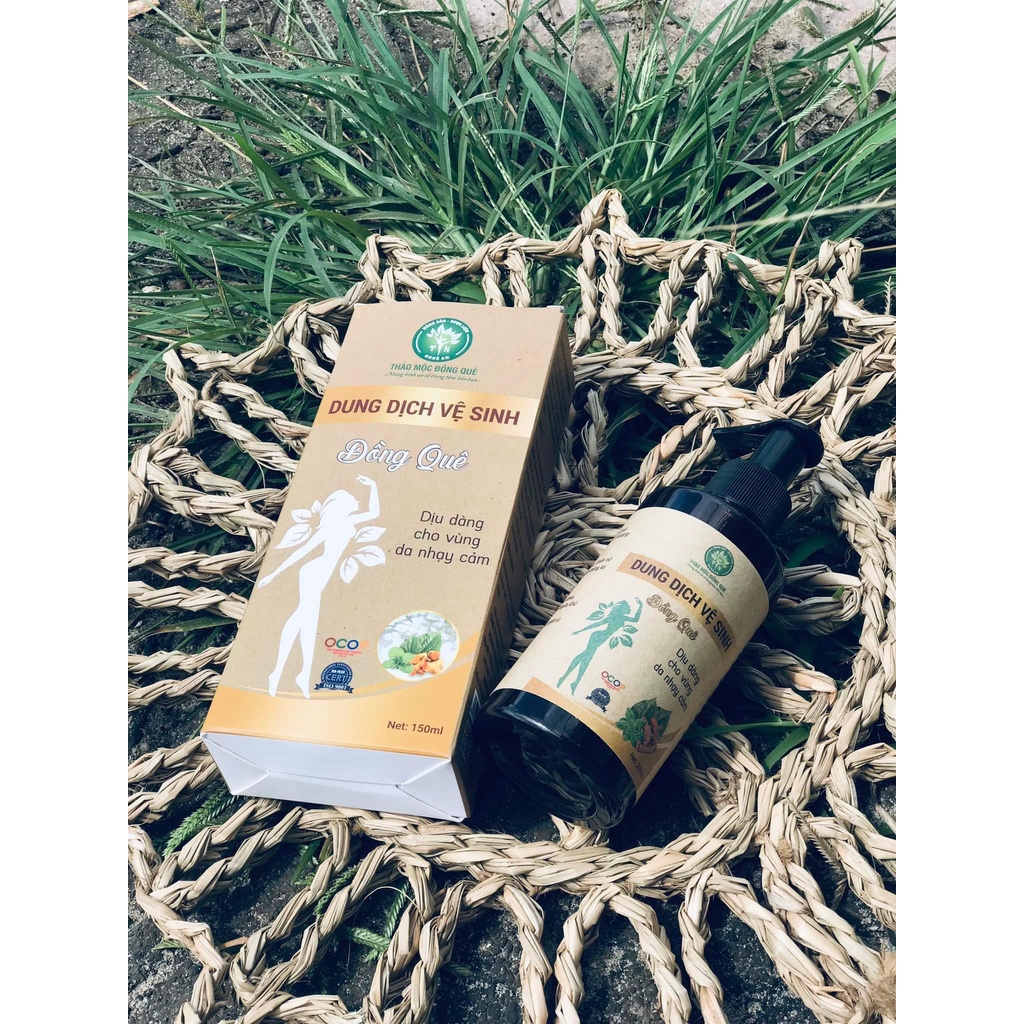 DUNG DỊCH VỆ SINH THẢO MỘC TINH CHẤT TRẦU KHÔNG Đồng quê Natural (handmade)