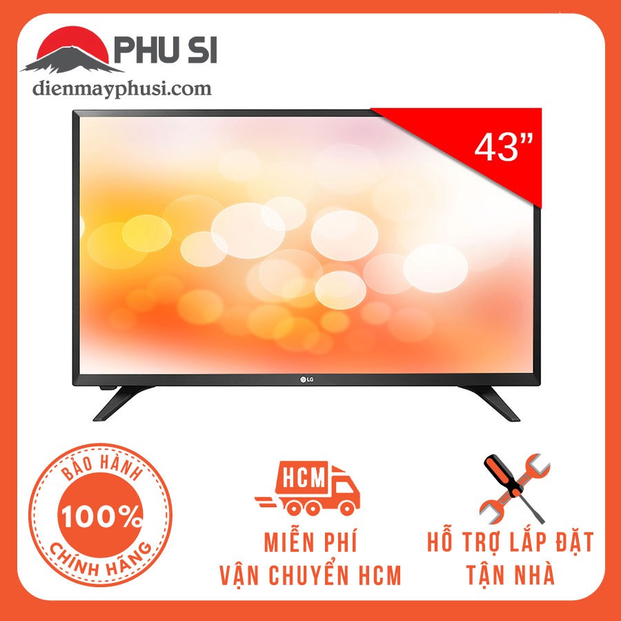 [Mã ELMS05 giảm 5% đơn 300k][Giao HCM] 43LJ500T -Tivi LED LG 43 inch Full HD 43LJ500T - Hàng chính hãng