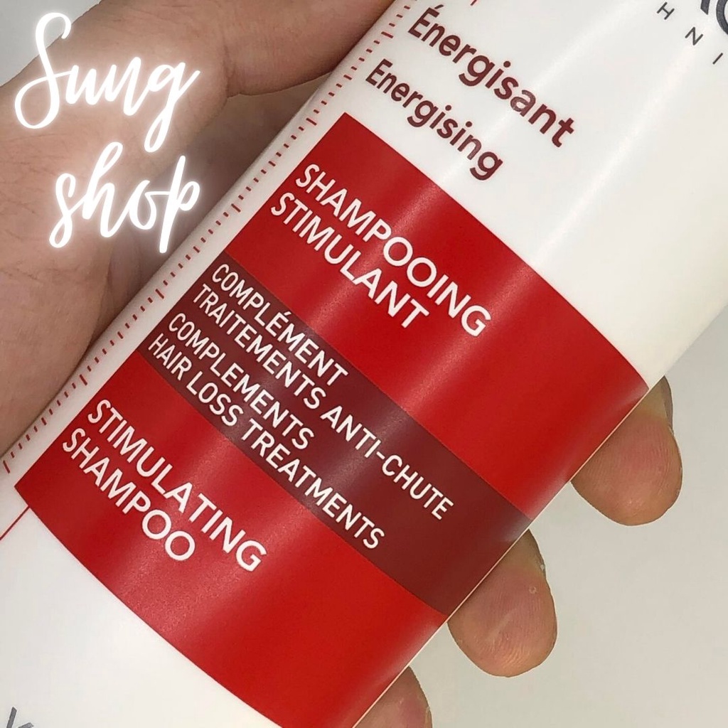 Dầu gội giảm rụng tóc Vichy Dercos Energising Anti-Hairloss ngăn rụng tóc hiệu quả