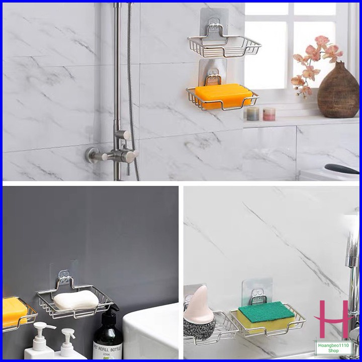 GIÁ ĐỂ BÁNH XÀ PHÒNG XÀ BÔNG INOX TIỆN LỢI