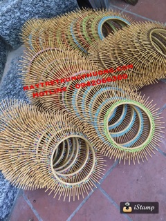 Gương tre trang trí