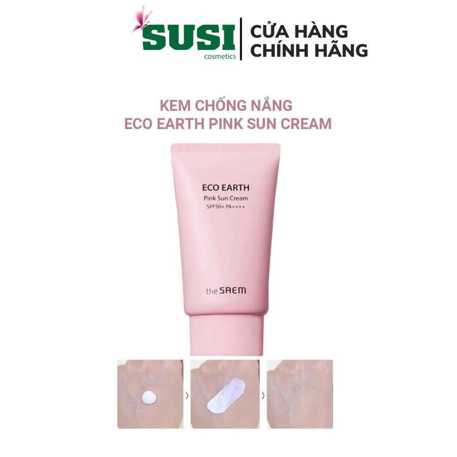 Kem chống nắng Light / Tone Up / Pink Sun Cream SPF50+ PA++++