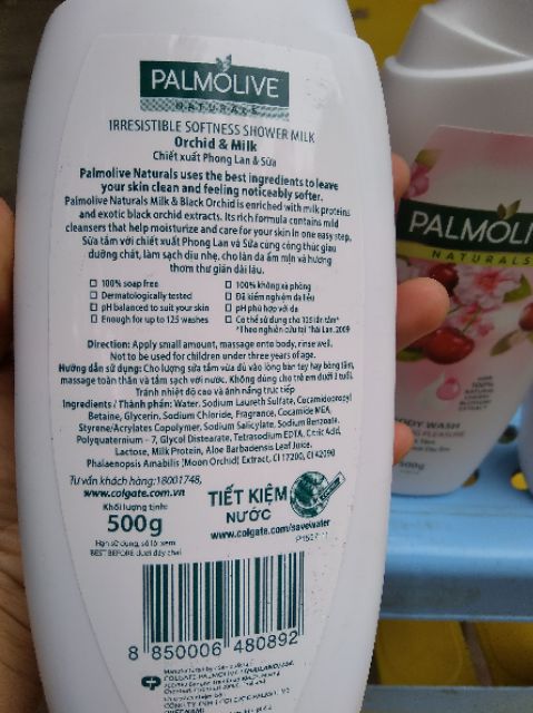 SỮA TẮM PALMOLIVE NATURALS 500G | BigBuy360 - bigbuy360.vn