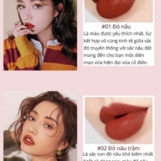 [Sẵn] Son Gilaa Long Wear Lip Cream Auth