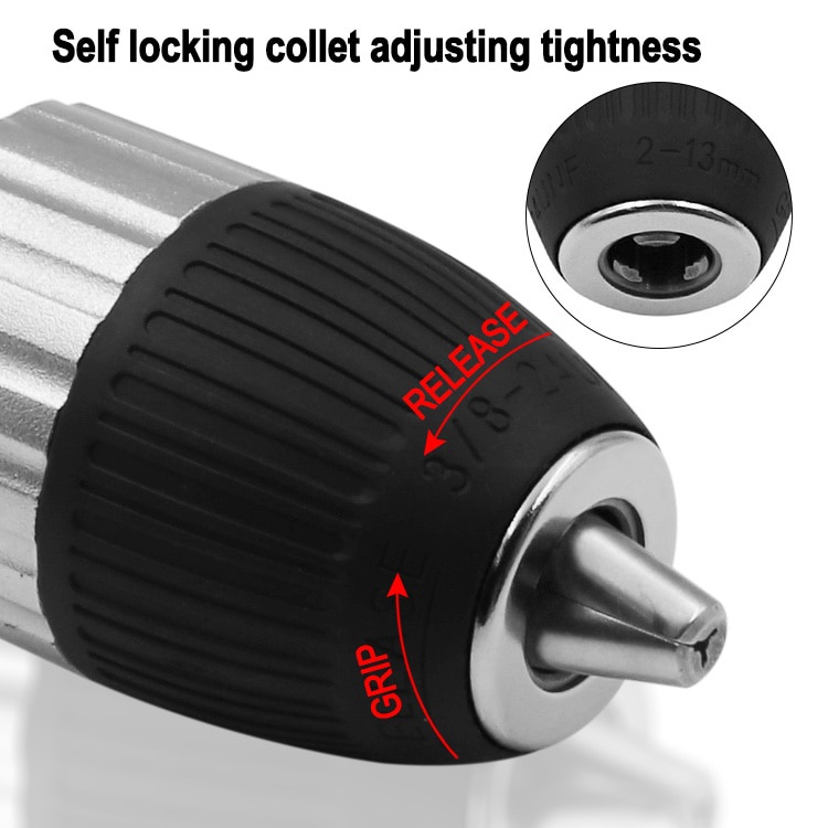 Đầu kẹp mũi khoan 2-13mm 3/8-24UNF