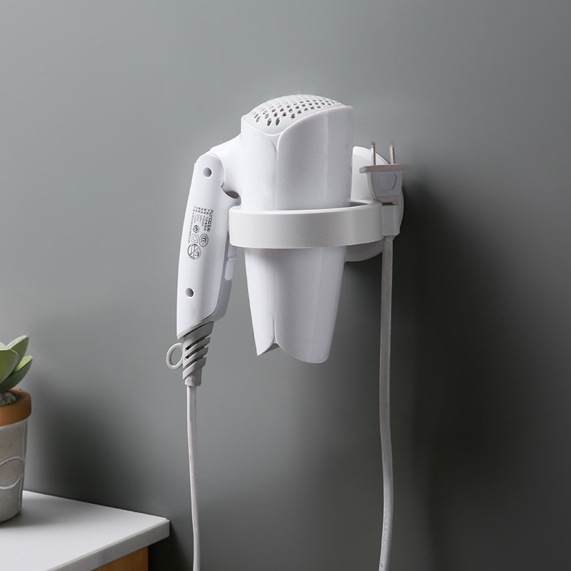 Giá Đỡ Máy Sấy Tóc Gắn Tường Chịu Lực Tốt Tiện Dụng Cho Nhà Tắm
