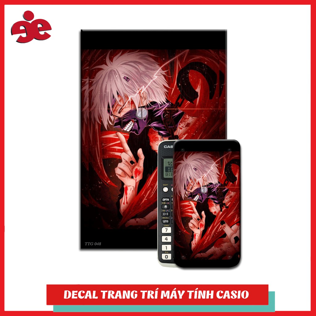 Decal máy tính Casio Nhân Vật Truyện Tranh Tokyo Ghoul 048