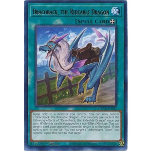 Thẻ bài Yugioh - TCG - Dracoback, the Rideable Dragon / GRCR-EN032'