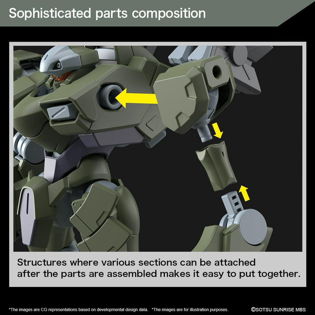 Mô hình lắp ráp Bandai Gundam HG WFM Zowort Heavy