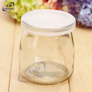  Bộ 12 hũ thủy tinh lùn 100ml làm sữa chua pudding 