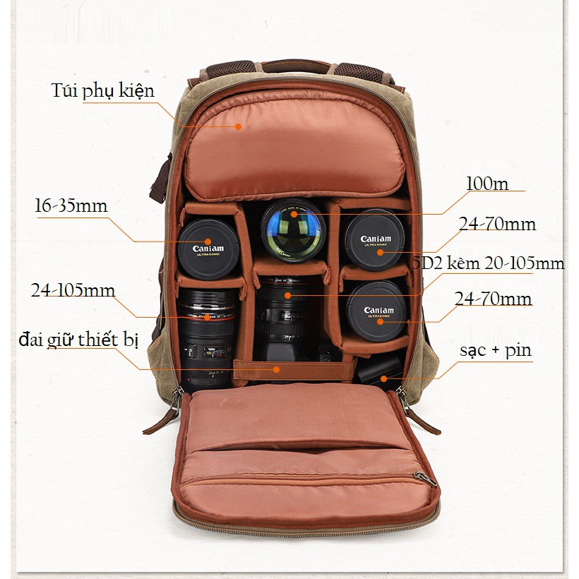 Balo đựng máy ảnh full photo k_011