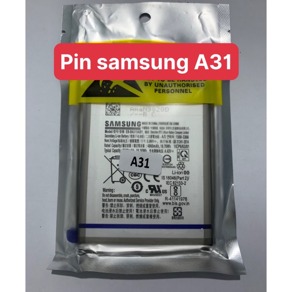 Pin Samsung A22 / A32 / A31 mã EB-BA315ABY Chính Hãng