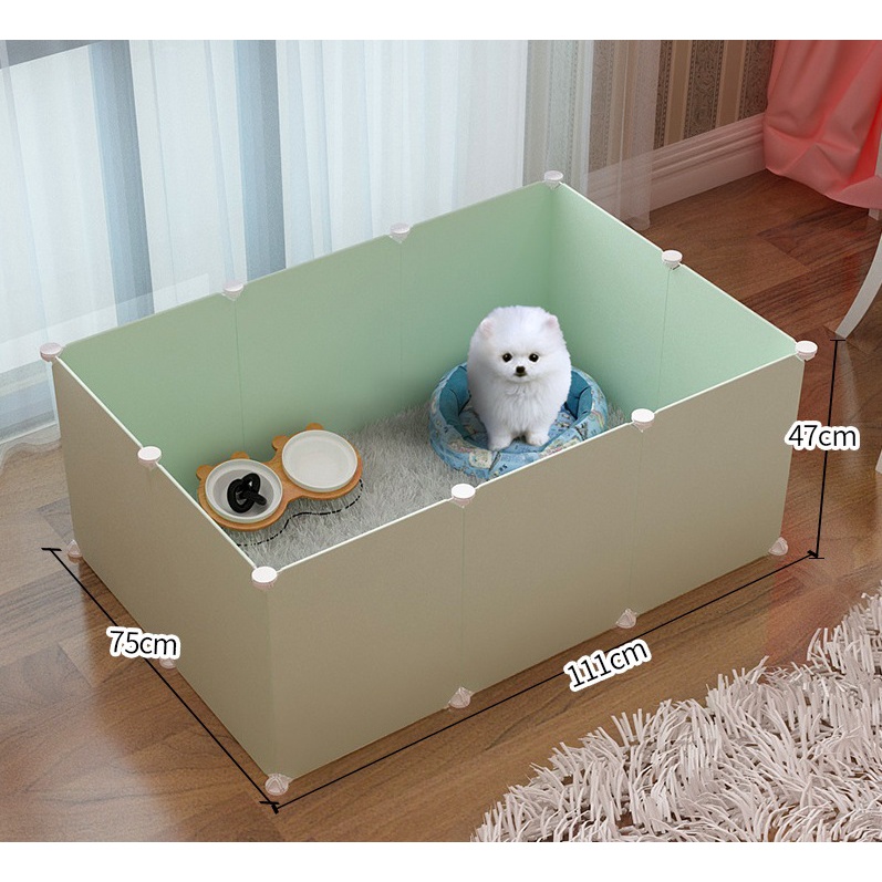 Combo chuồng quây nhựa cho thú cưng nhiều màu sắc