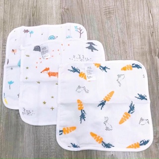 Khăn sữa xô sợi tre Bebe Comfort sét 3 chiếc